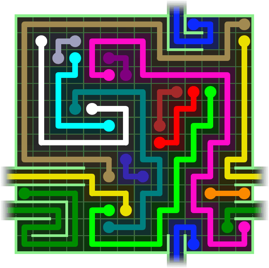 Flow Free Warps 2832 Solution