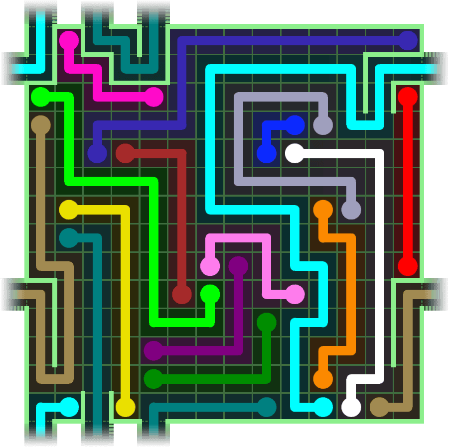 Flow Free Warps 2834 Solution