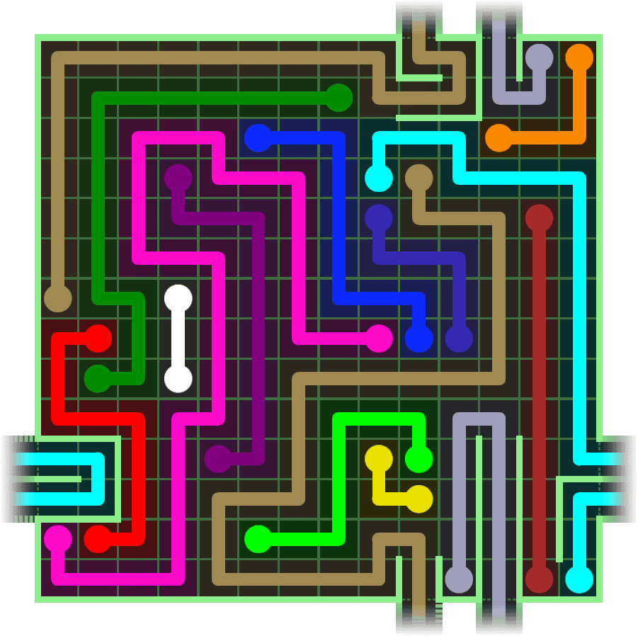 Flow Free Warps 2839 Solution
