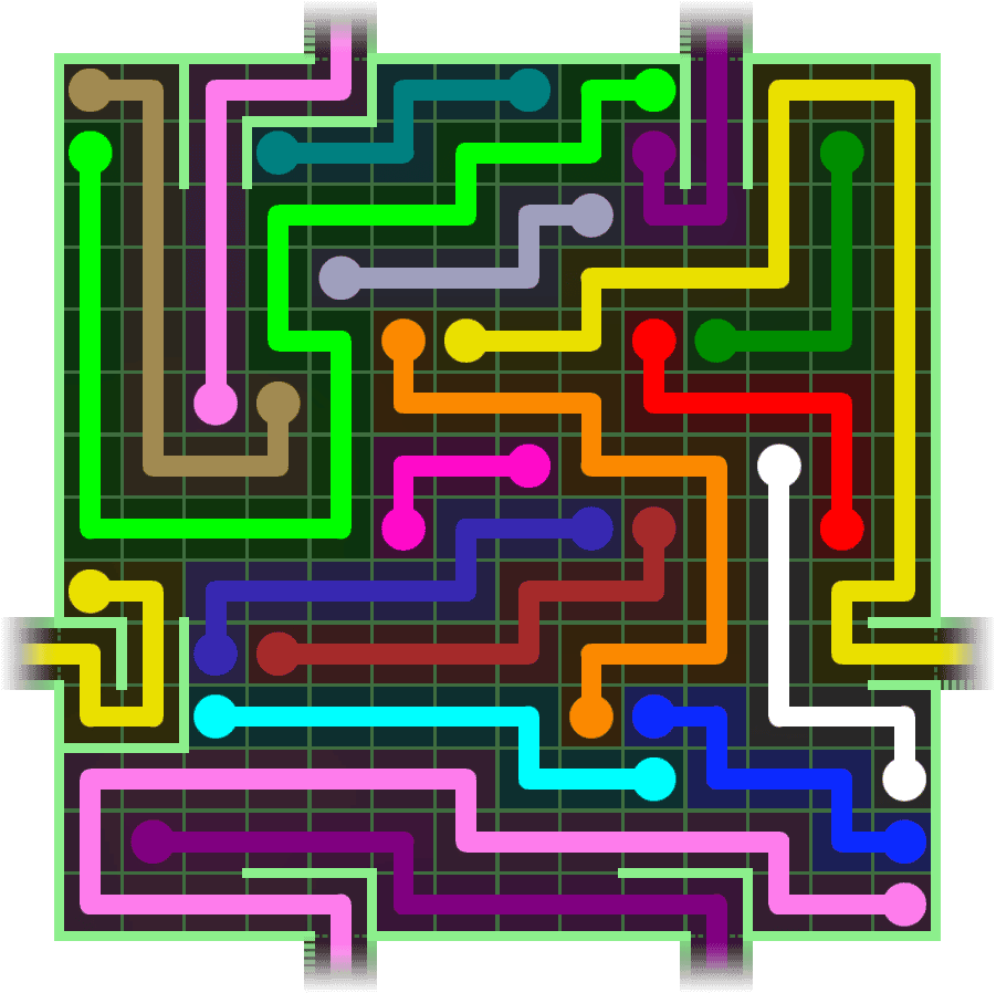 Flow Free Warps 2840 Solution