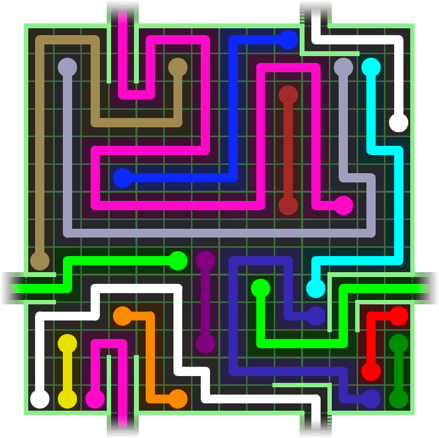 Flow Free Warps 2841 Solution