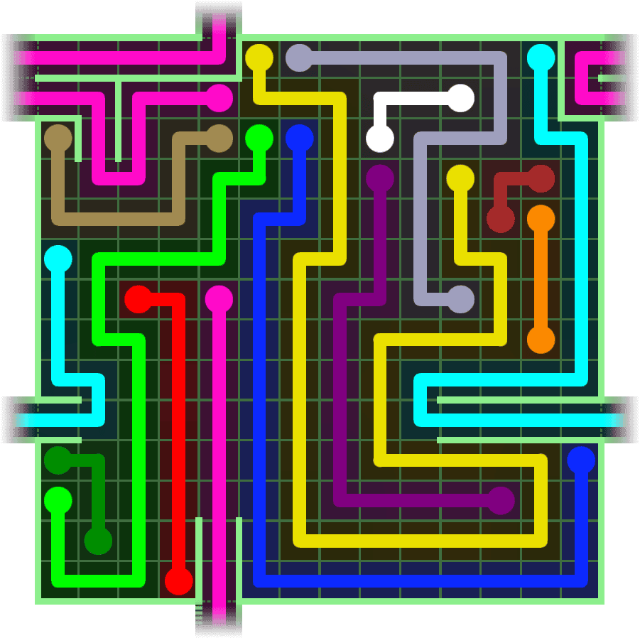 Flow Free Warps 2842 Solution