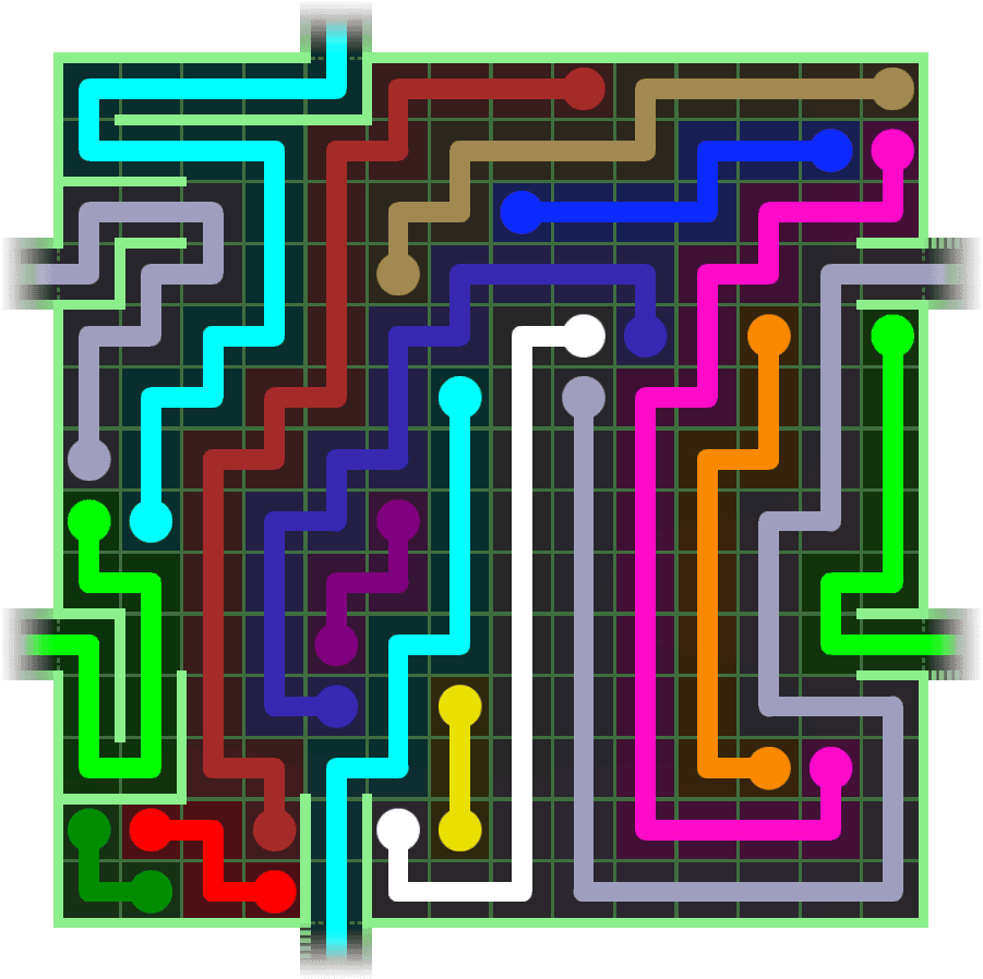 Flow Free Warps 2849 Solution