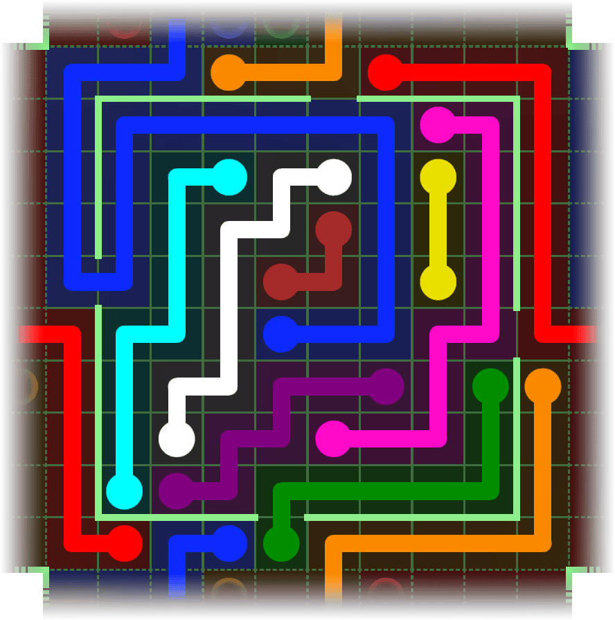 Flow Free Warps 2492 Solution