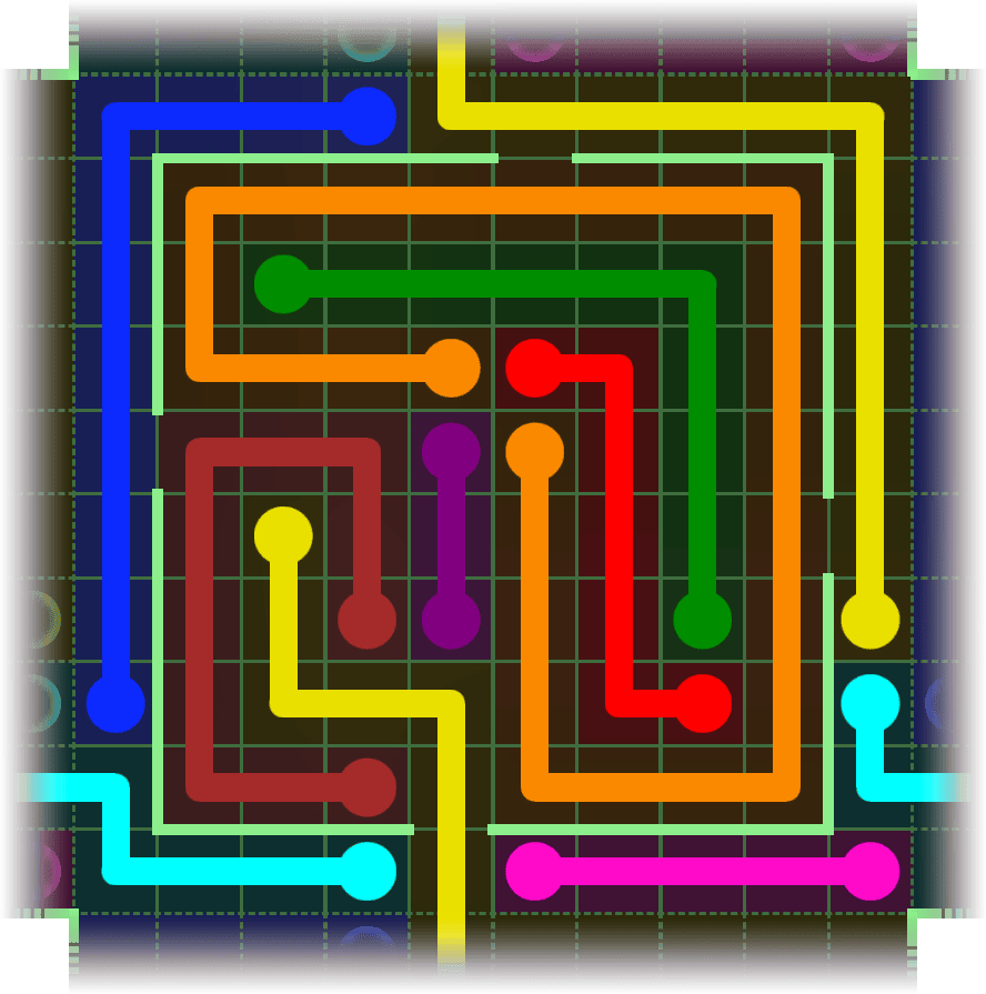 Flow Free Warps 2494 Solution