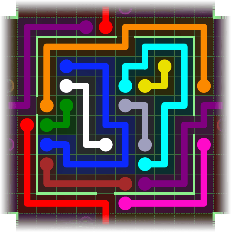 Flow Free Warps 2498 Solution