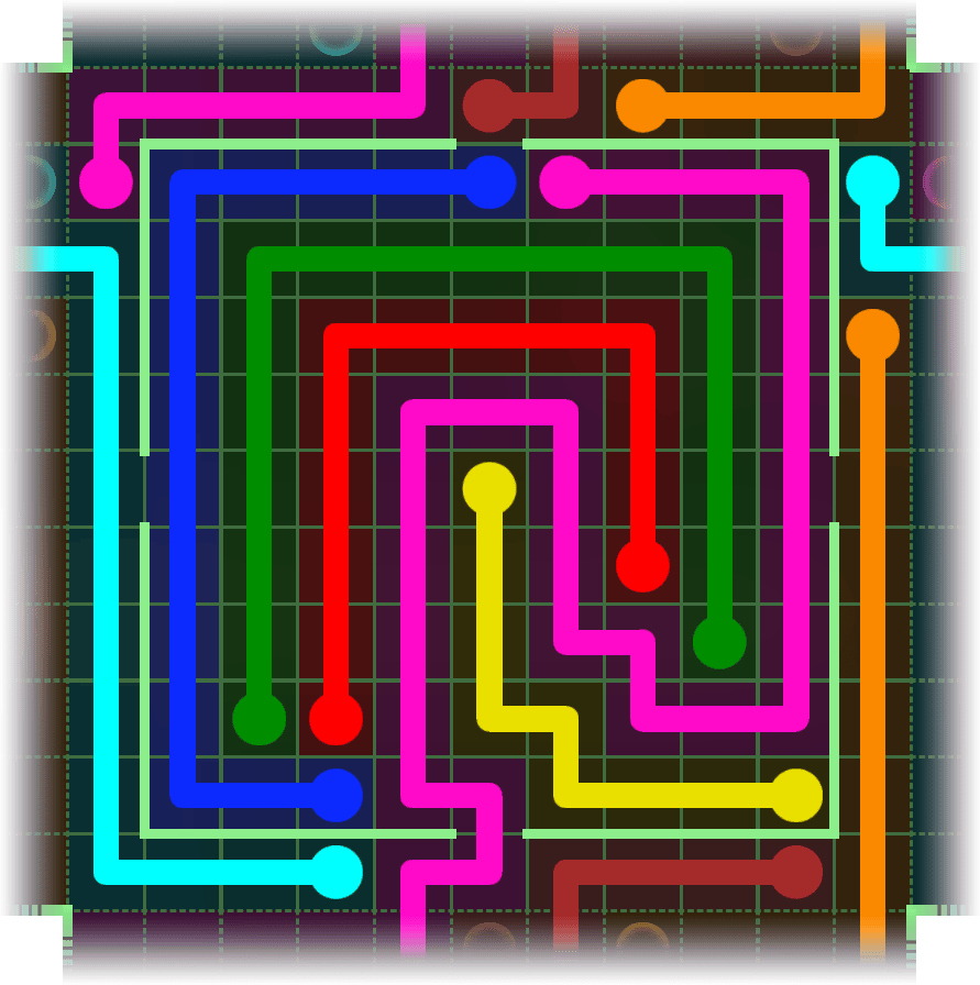 Flow Free Warps 2522 Solution