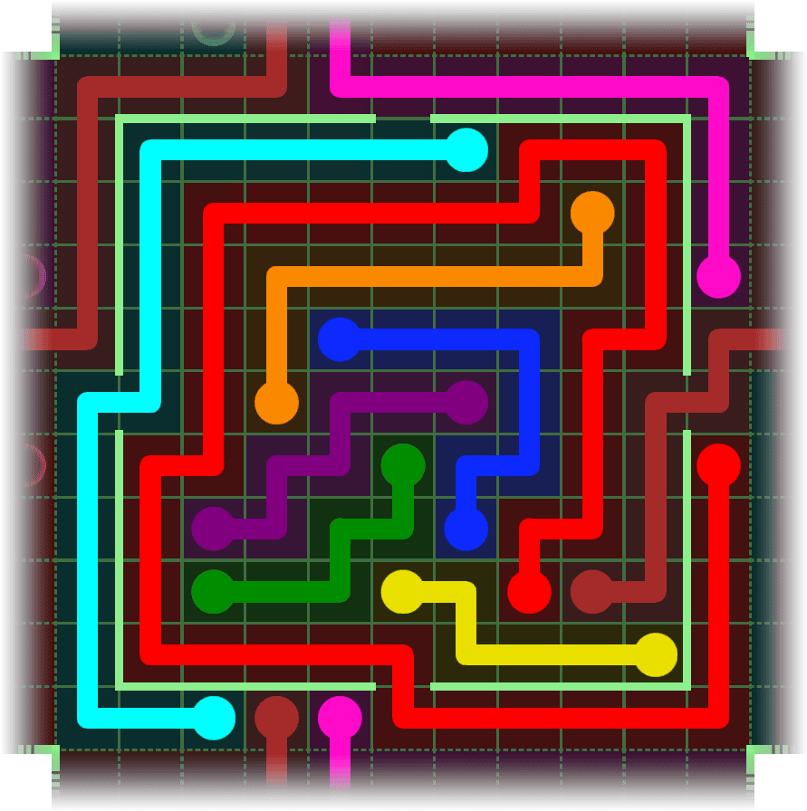 Flow Free Warps 2523 Solution