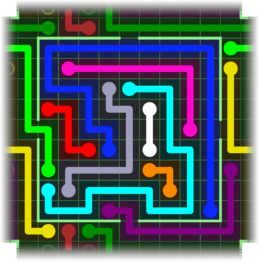 Flow Free Warps 2527 Solution