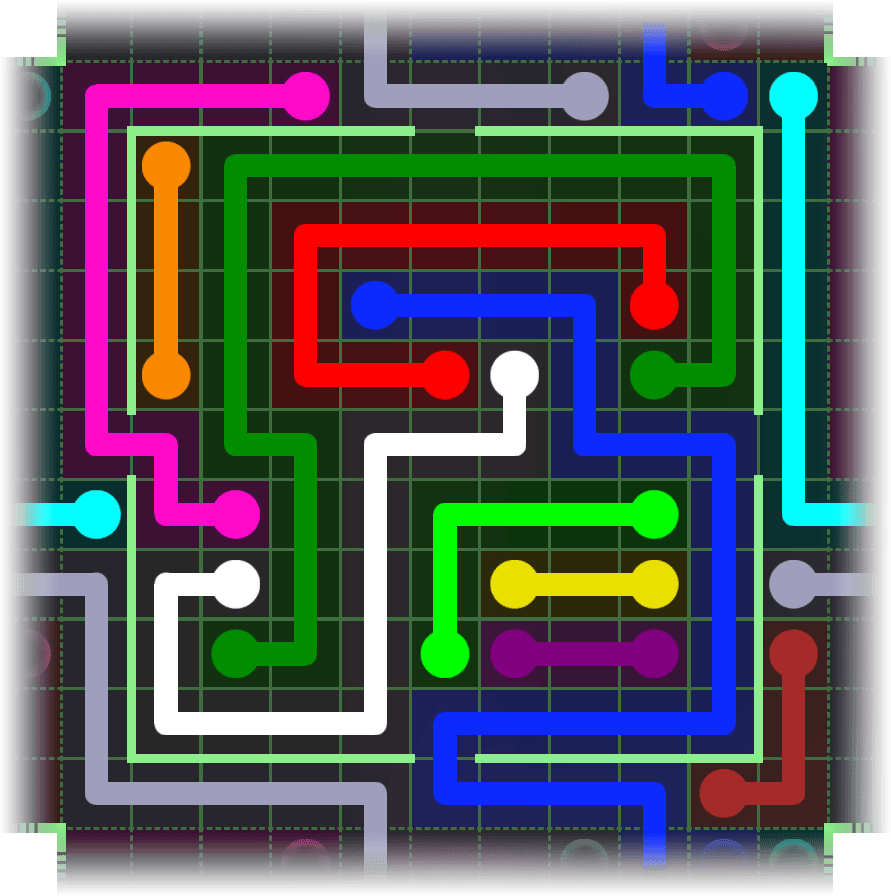 Flow Free Warps 2528 Solution