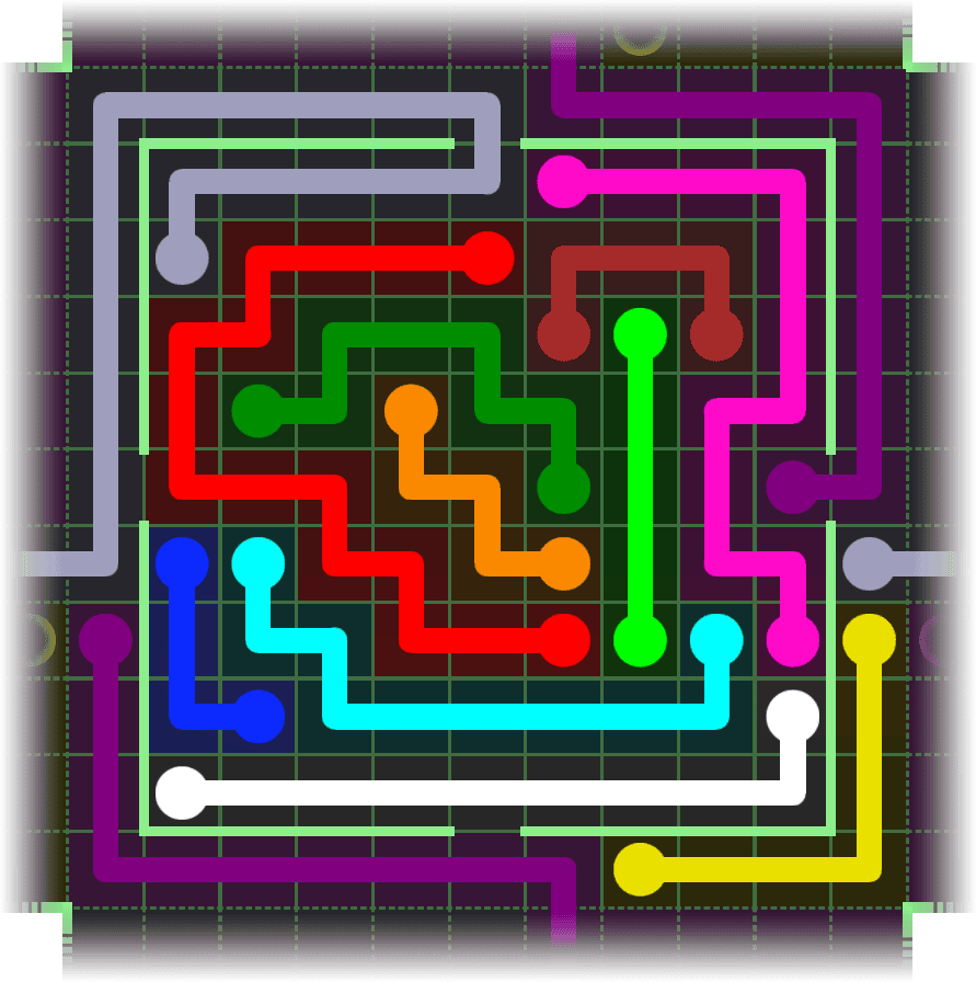 Flow Free Warps 2532 Solution
