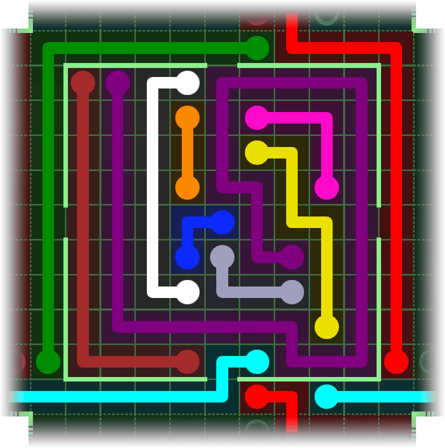 Flow Free Warps 2534 Solution