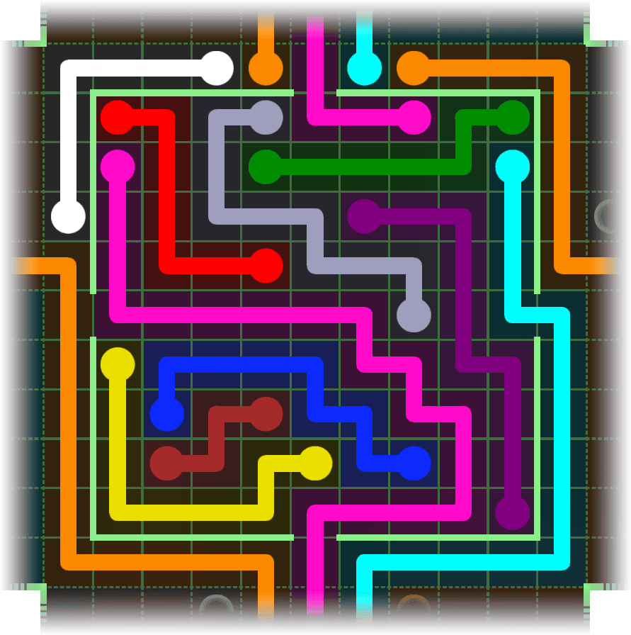 Flow Free Warps 2542 Solution