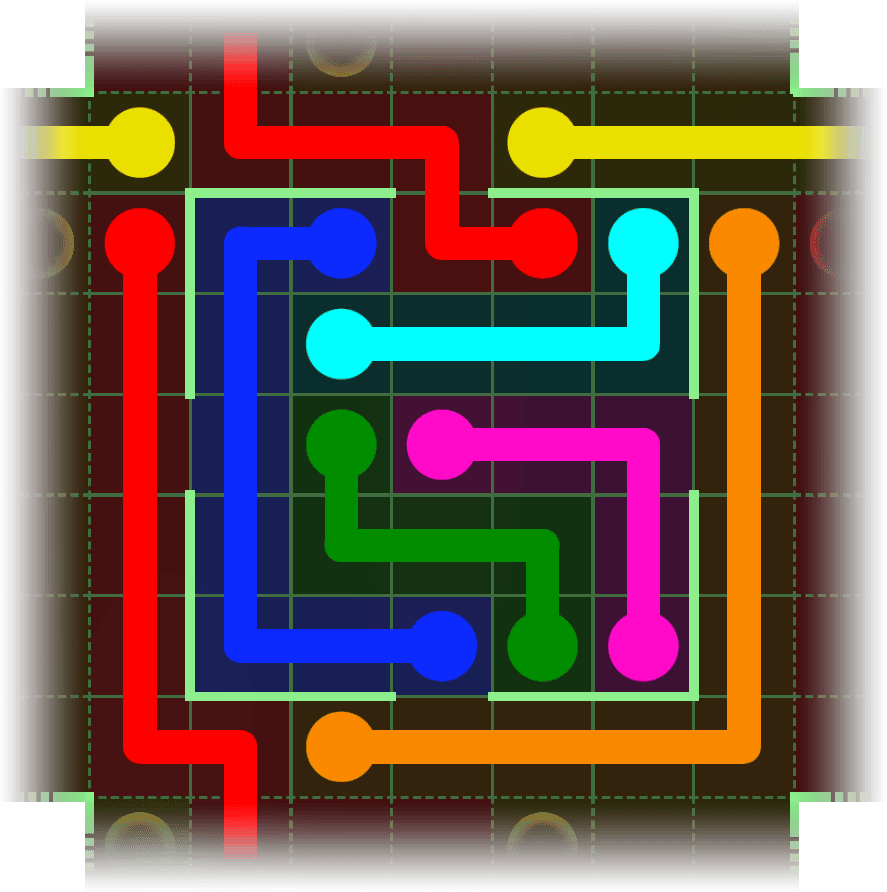 Flow Free Warps 2420 Solution