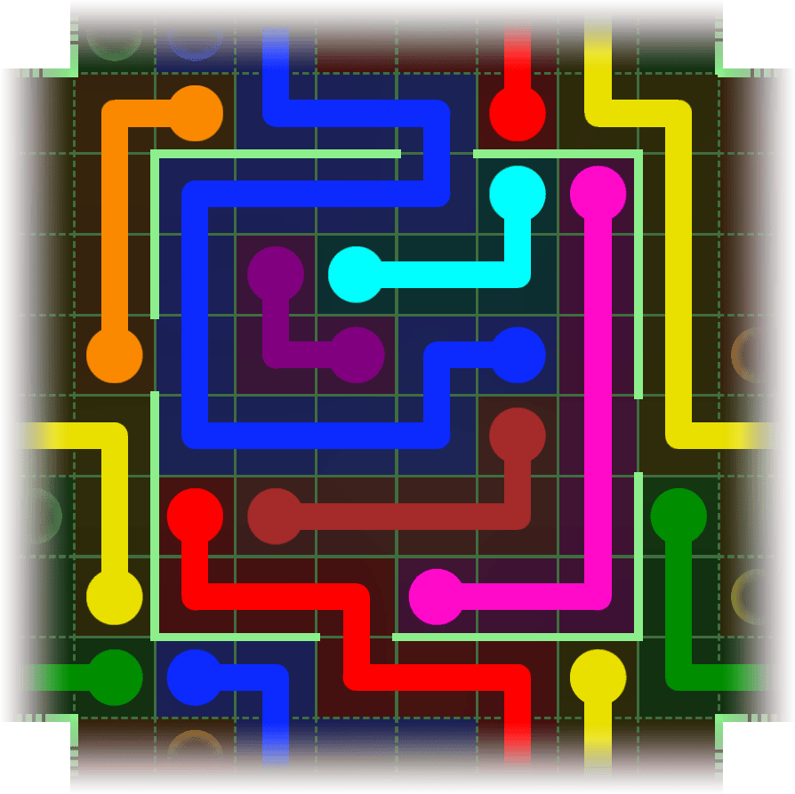 Flow Free Warps 2438 Solution