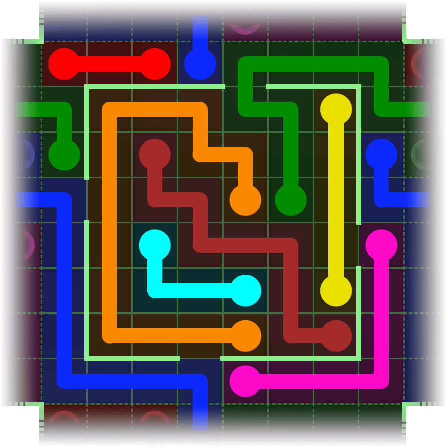 Flow Free Warps 2441 Solution