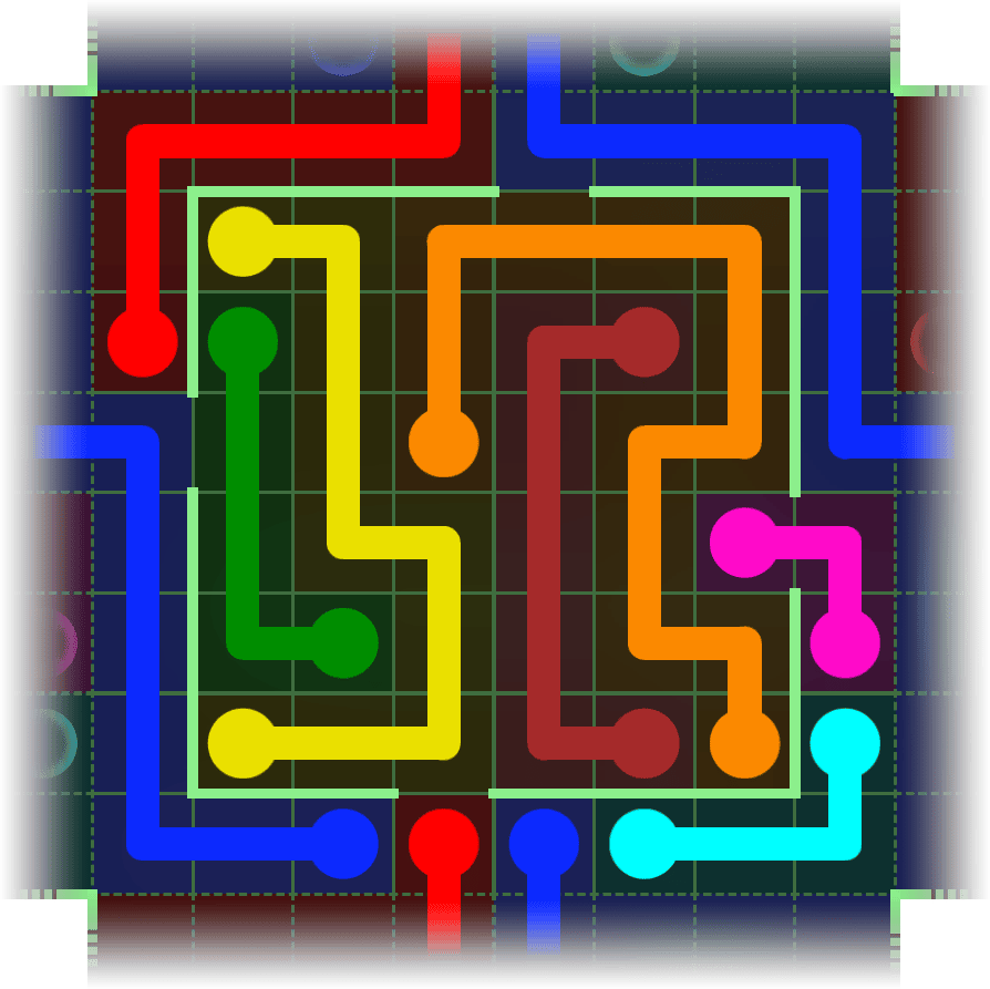 Flow Free Warps 2446 Solution