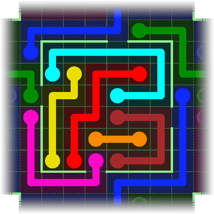 Flow Free Warps 2447 Solution