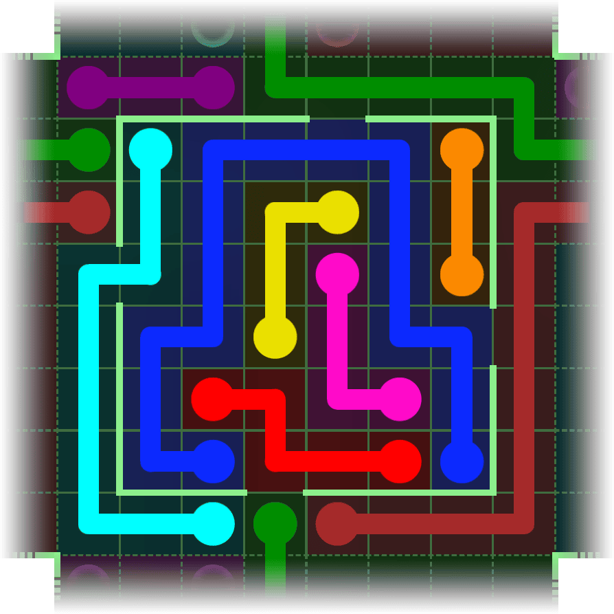 Flow Free Warps 2448 Solution