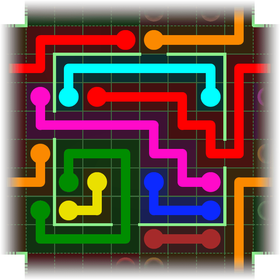 Flow Free Warps 2458 Solution