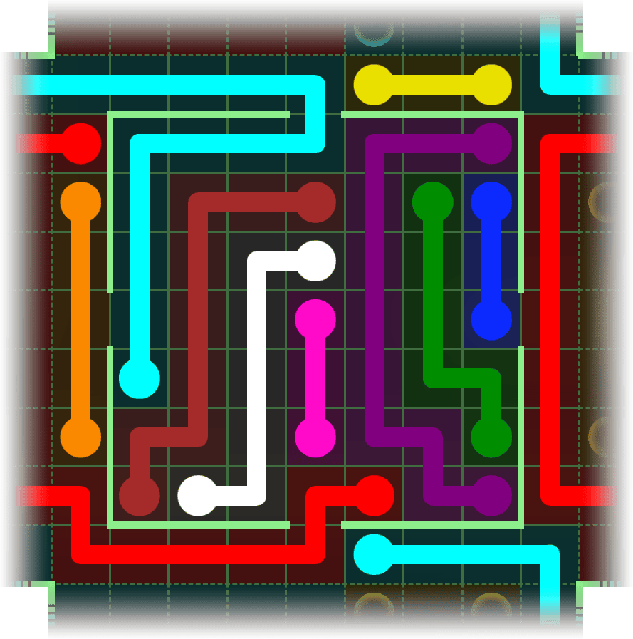 Flow Free Warps 2464 Solution