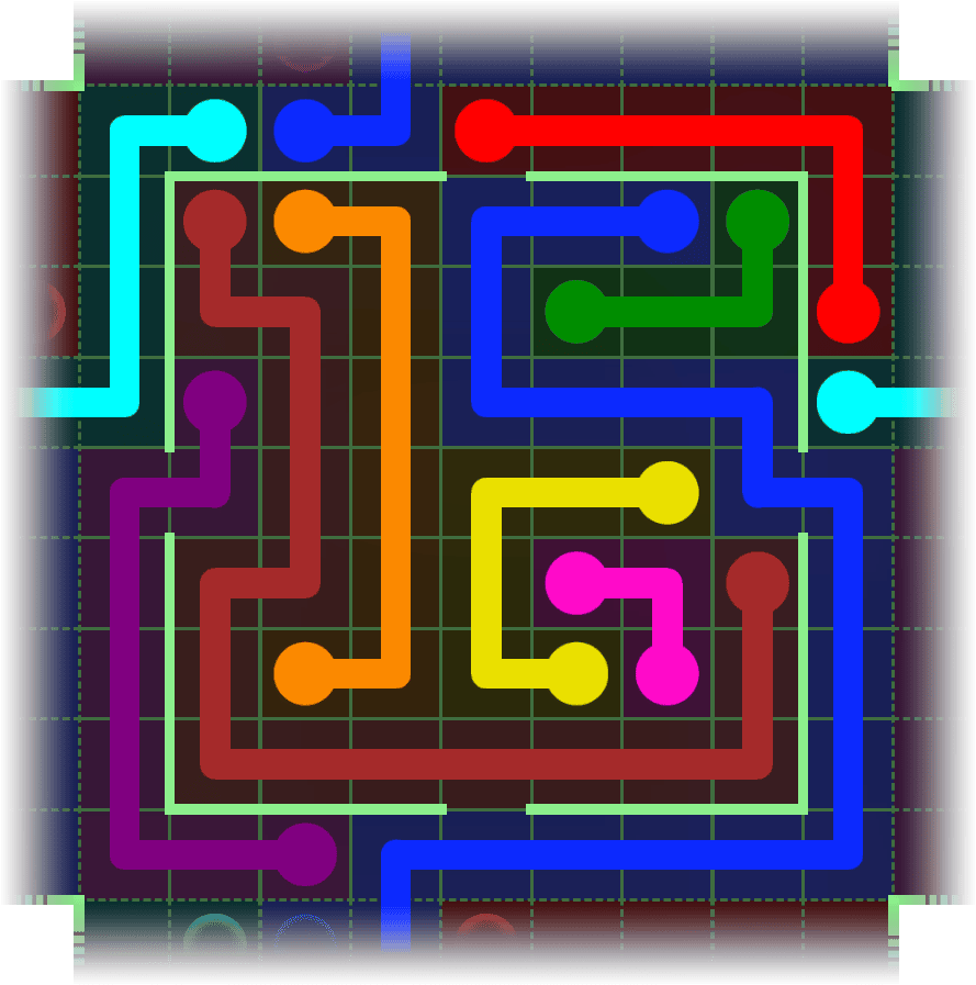 Flow Free Warps 2473 Solution