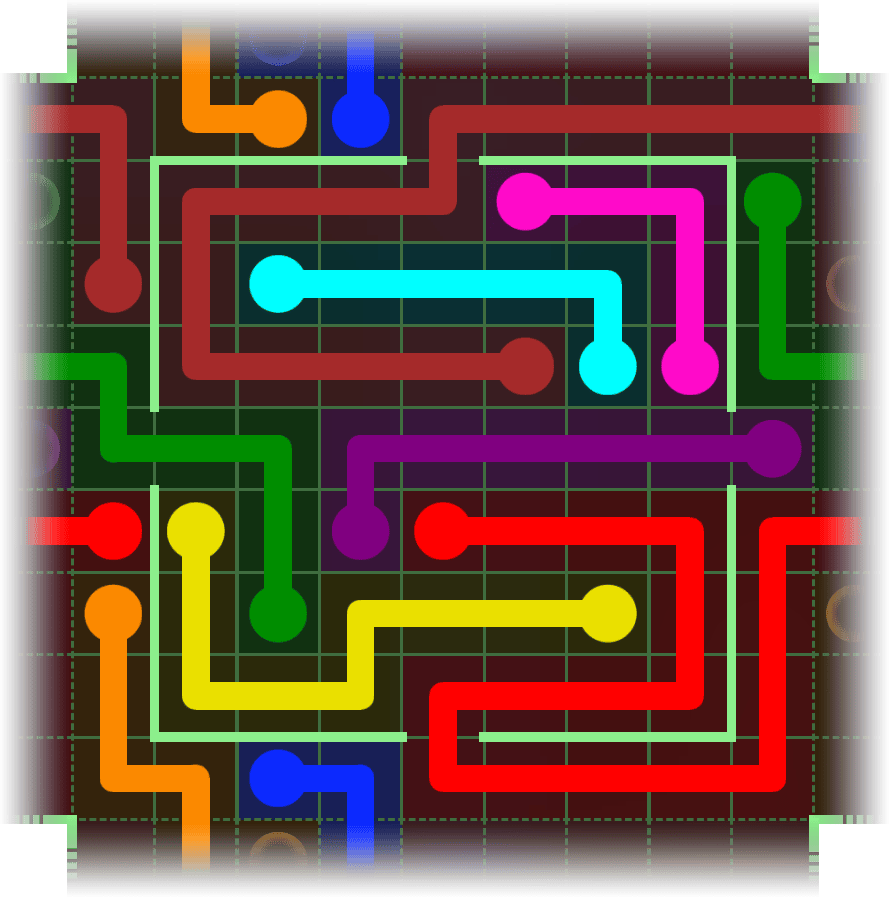 Flow Free Warps 2480 Solution