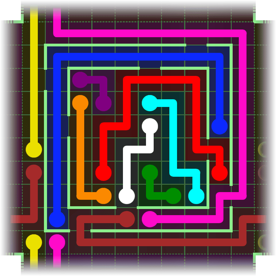 Flow Free Warps 2581 Solution