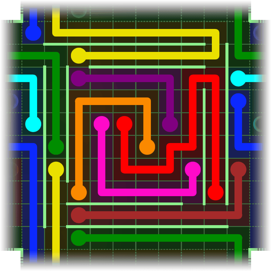 Flow Free Warps 2590 Solution