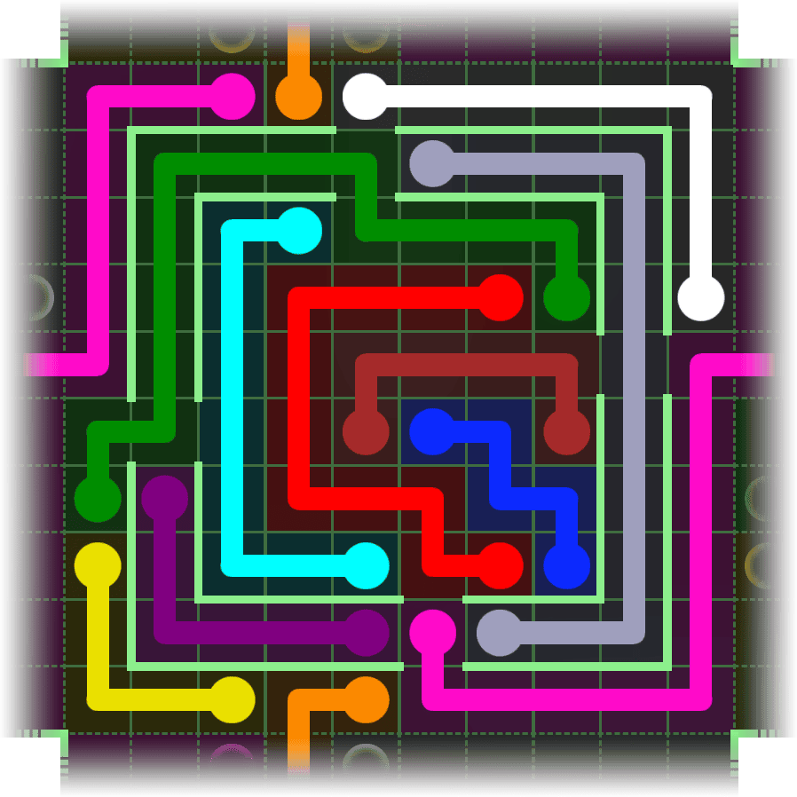 Flow Free Warps 2594 Solution