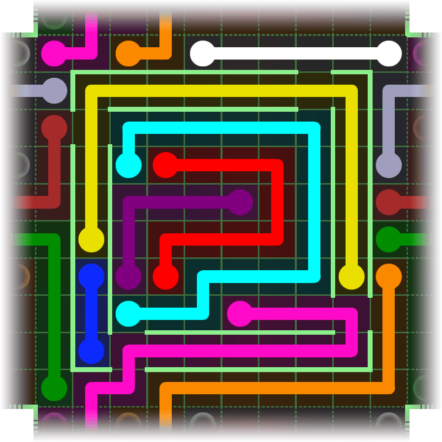 Flow Free Warps 2597 Solution