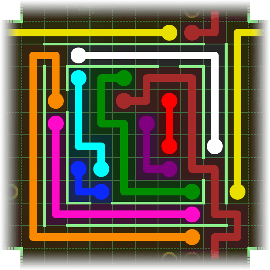 Flow Free Warps 2598 Solution