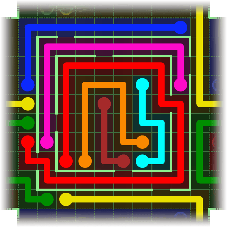 Flow Free Warps 2600 Solution