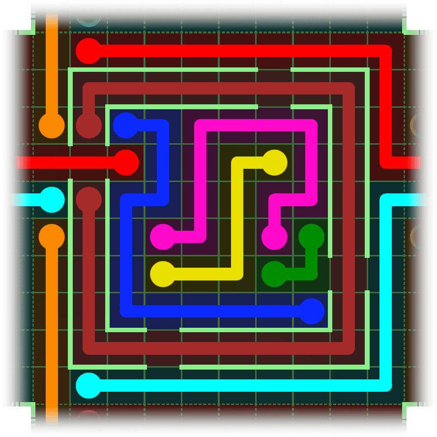 Flow Free Warps 2604 Solution