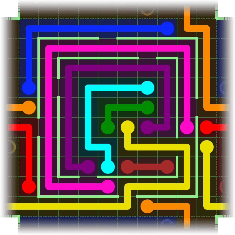 Flow Free Warps 2610 Solution