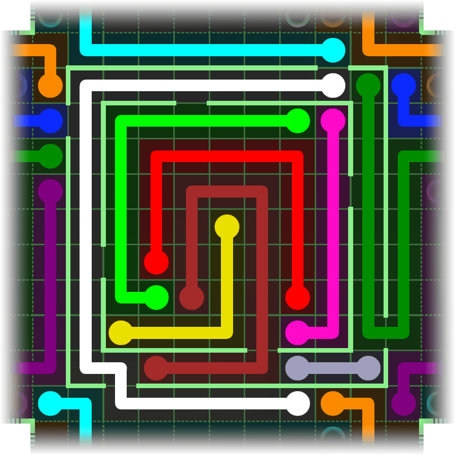 Flow Free Warps 2613 Solution