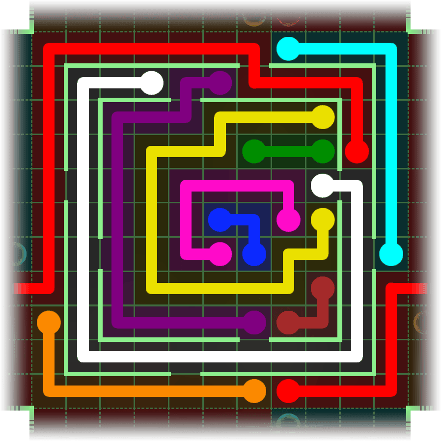 Flow Free Warps 2620 Solution