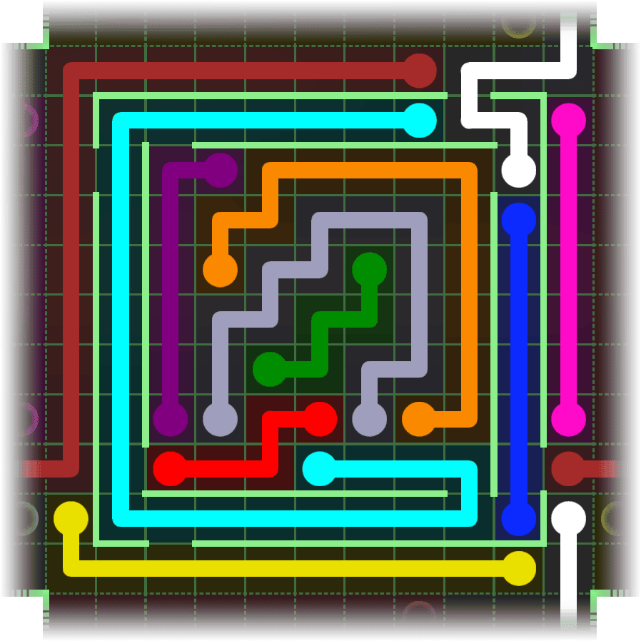 Flow Free Warps 2622 Solution