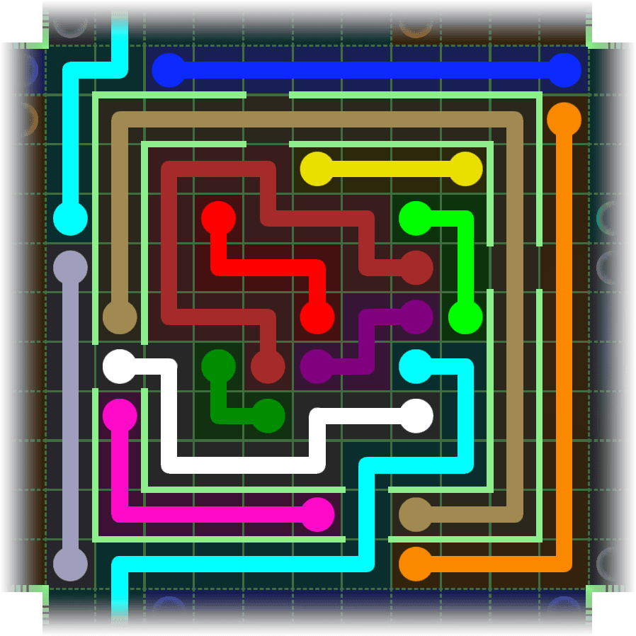 Flow Free Warps 2627 Solution