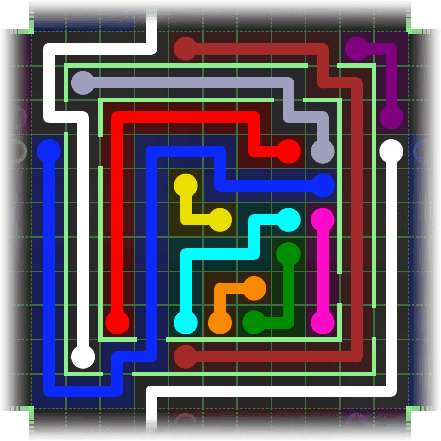 Flow Free Warps 2631 Solution