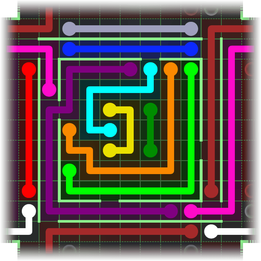 Flow Free Warps 2632 Solution