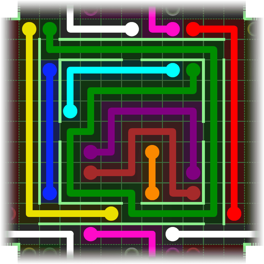Flow Free Warps 2633 Solution