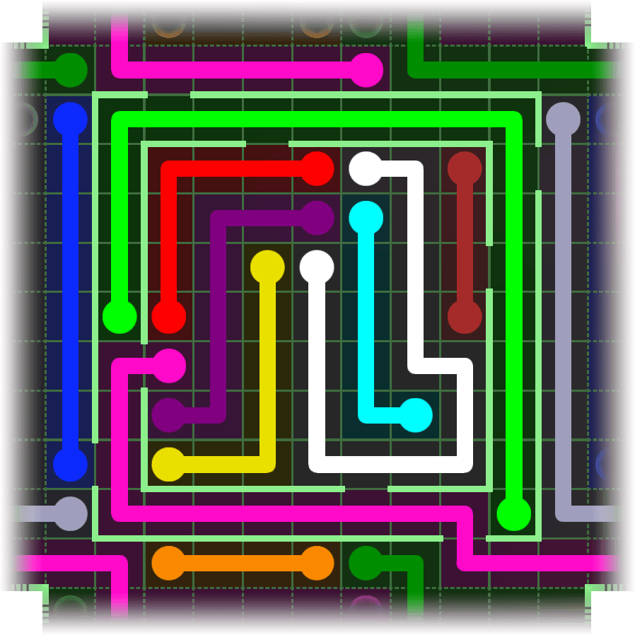 Flow Free Warps 2634 Solution