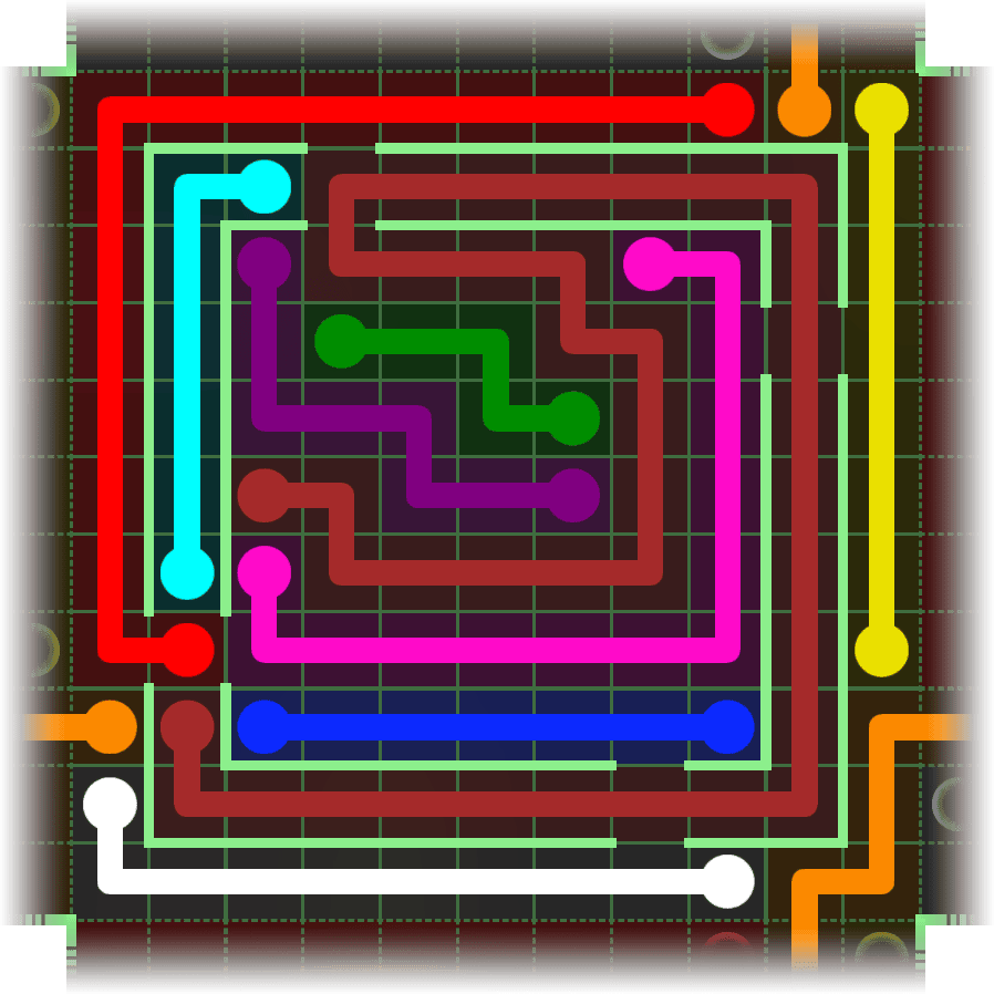 Flow Free Warps 2635 Solution