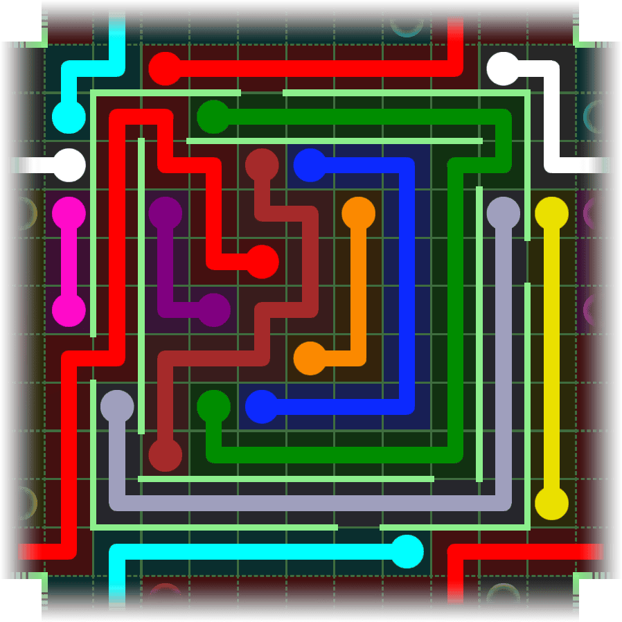 Flow Free Warps 2636 Solution