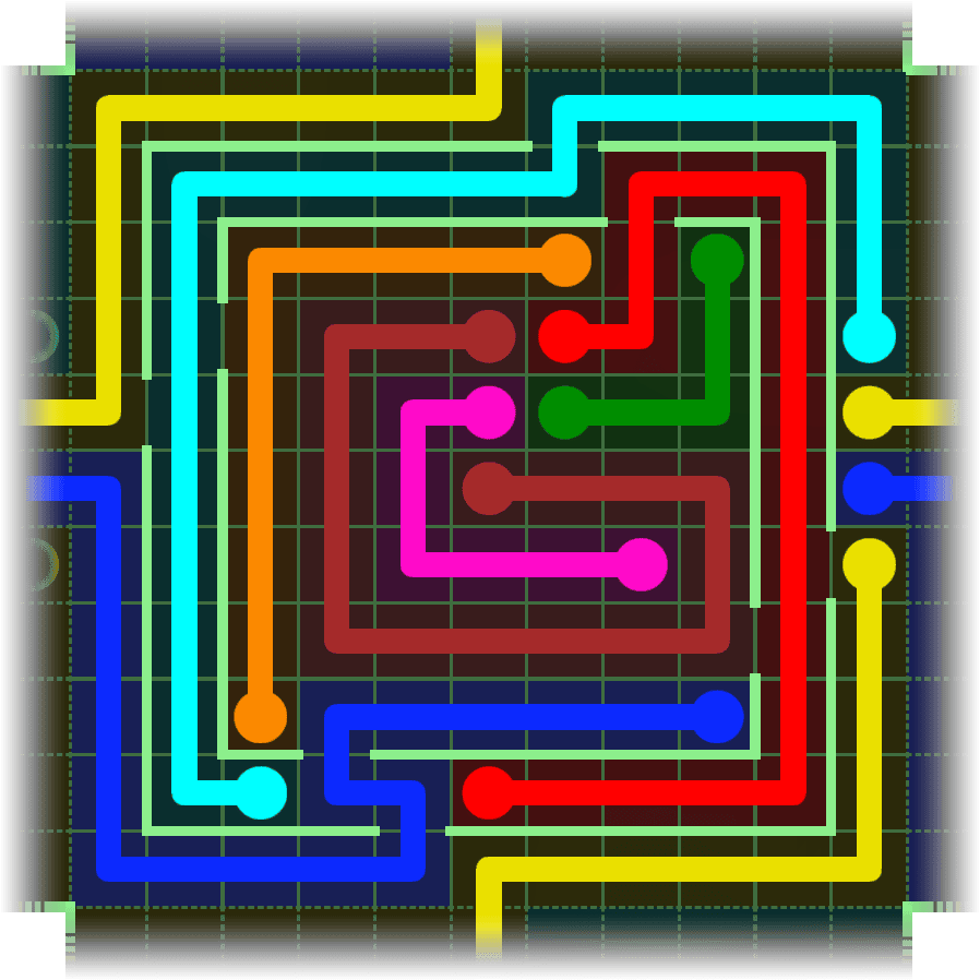 Flow Free Warps 2638 Solution