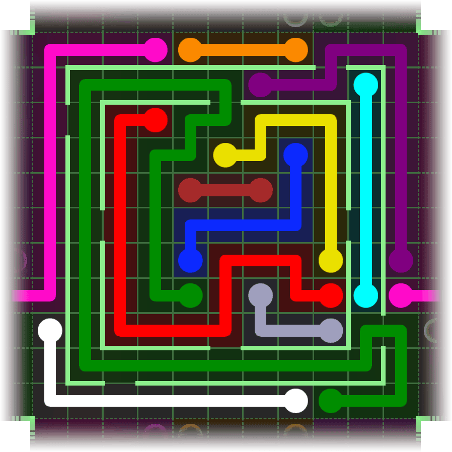 Flow Free Warps 2640 Solution