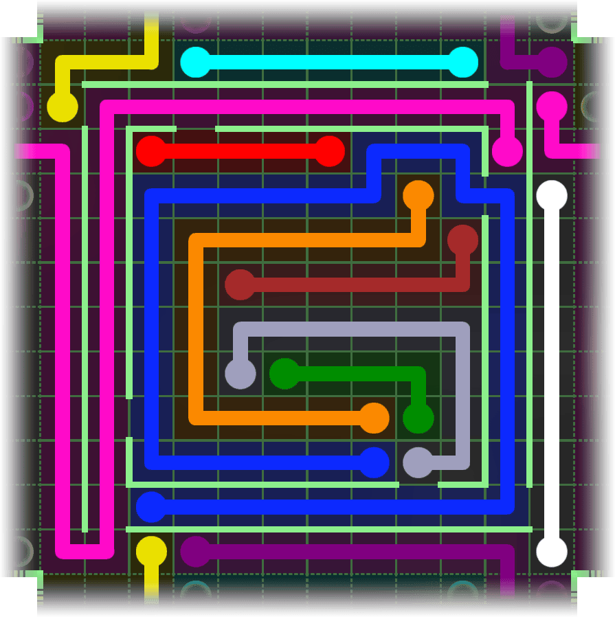 Flow Free Warps 2651 Solution