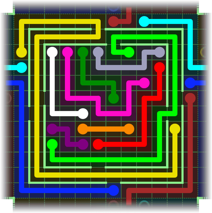 Flow Free Warps 2656 Solution