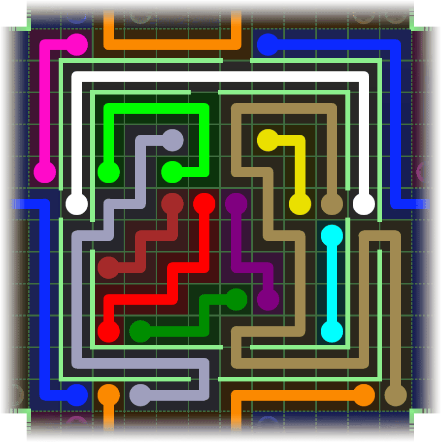 Flow Free Warps 2657 Solution